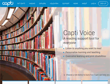 Tablet Screenshot of captivoice.com